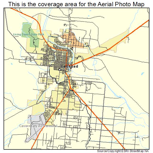 Carlsbad, NM location map 