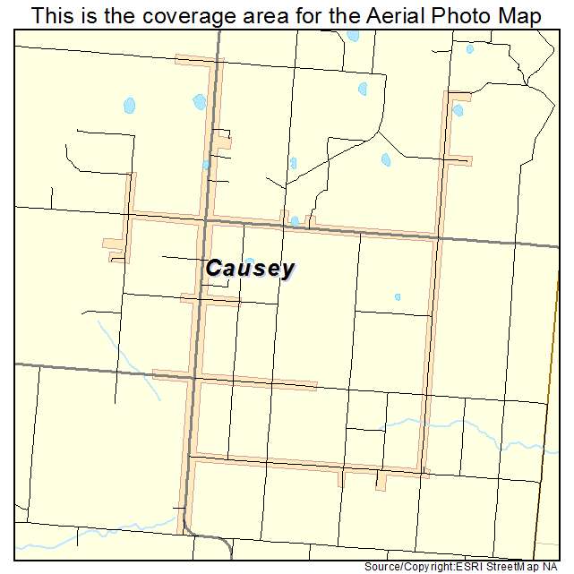 Causey, NM location map 