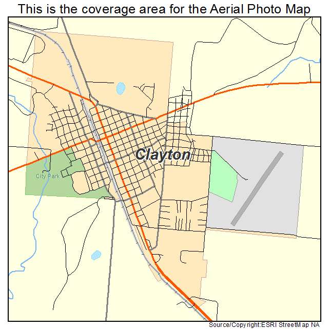 Clayton, NM location map 
