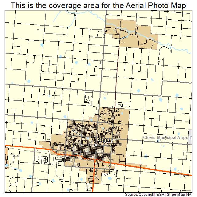 Clovis, NM location map 