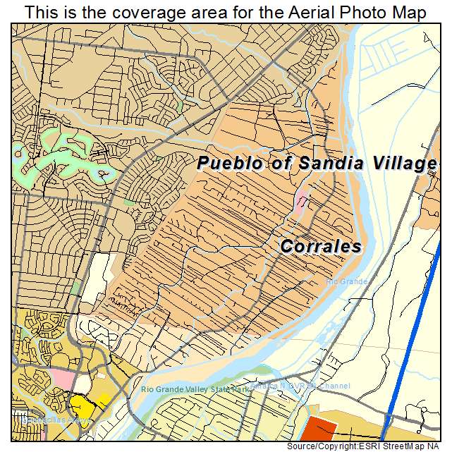 Corrales, NM location map 