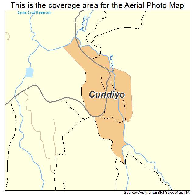 Cundiyo, NM location map 
