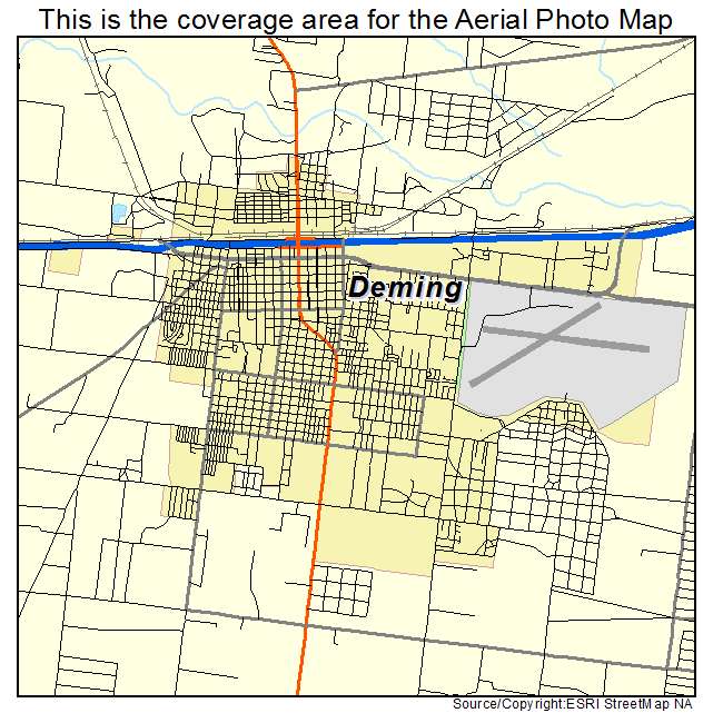 Deming, NM location map 