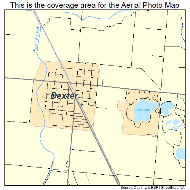 Dexter, NM location map 