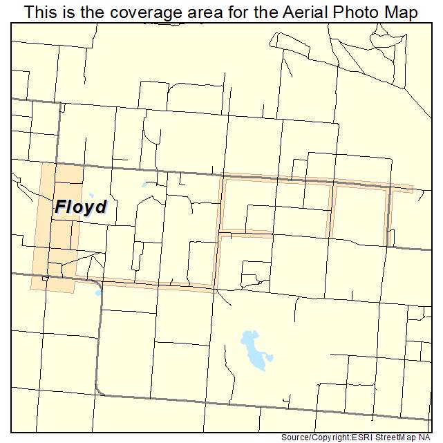 Floyd, NM location map 