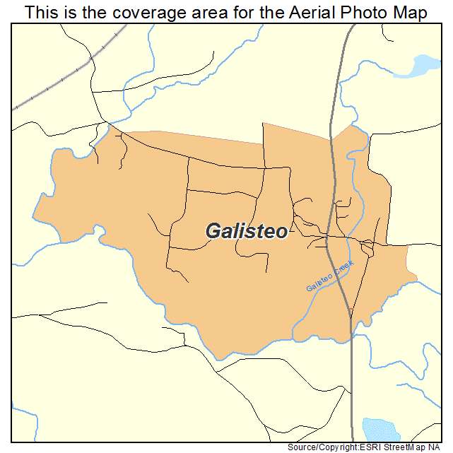 Galisteo, NM location map 