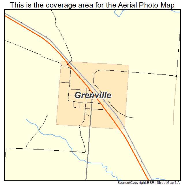 Grenville, NM location map 