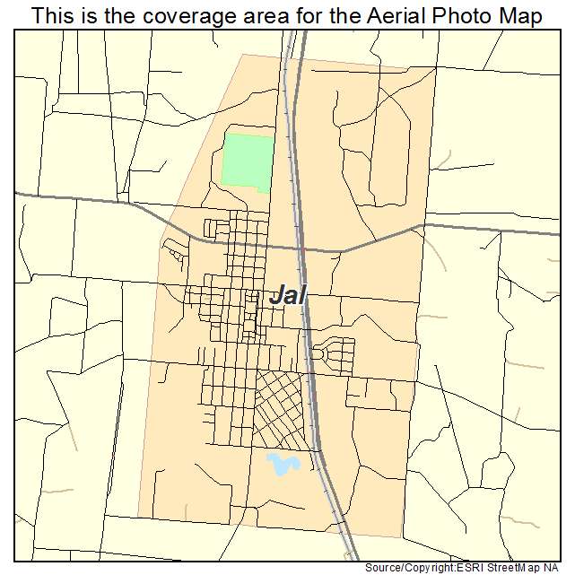 Jal, NM location map 