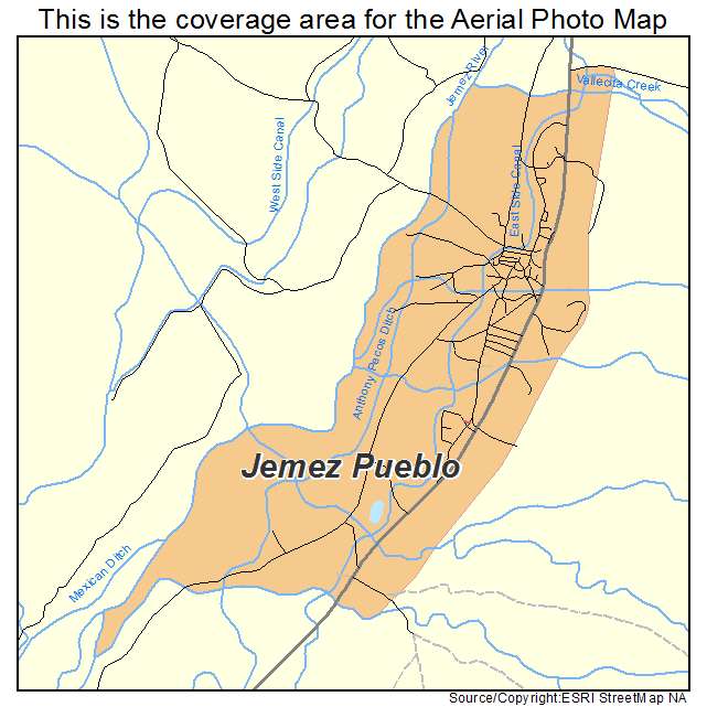 Jemez Pueblo, NM location map 