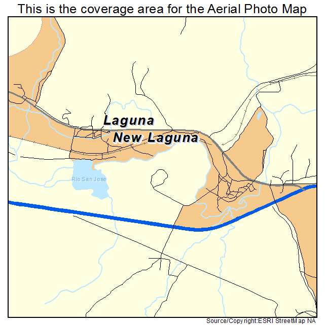 Laguna, NM location map 
