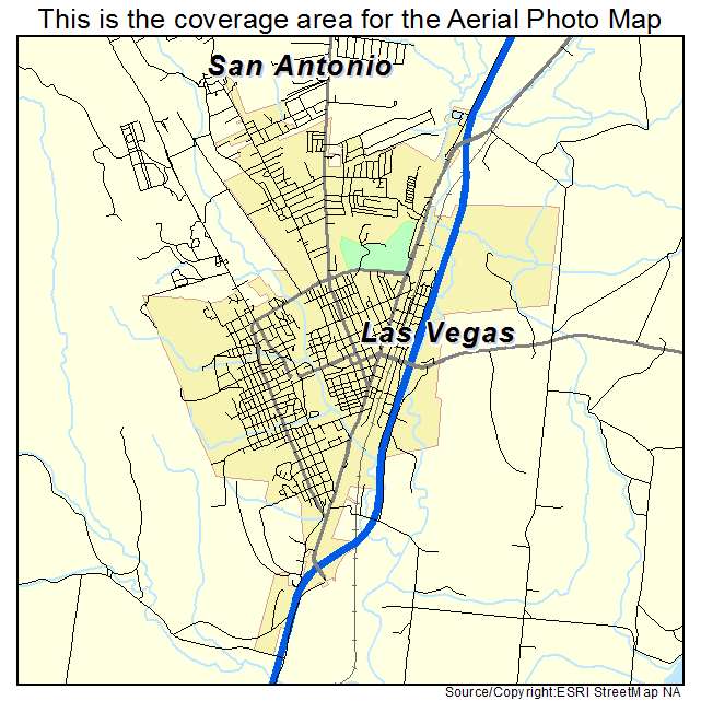 Las Vegas, NM location map 