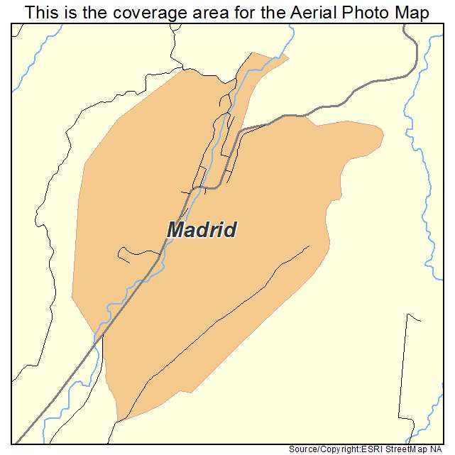 Madrid, NM location map 