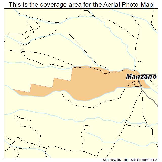 Manzano, NM location map 