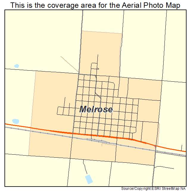 Melrose, NM location map 
