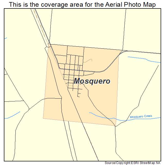 Mosquero, NM location map 