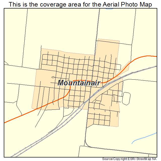 Mountainair, NM location map 