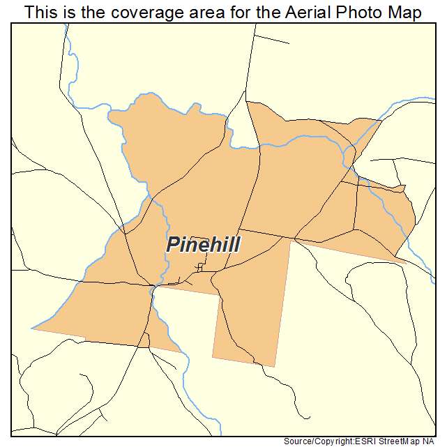 Pinehill, NM location map 
