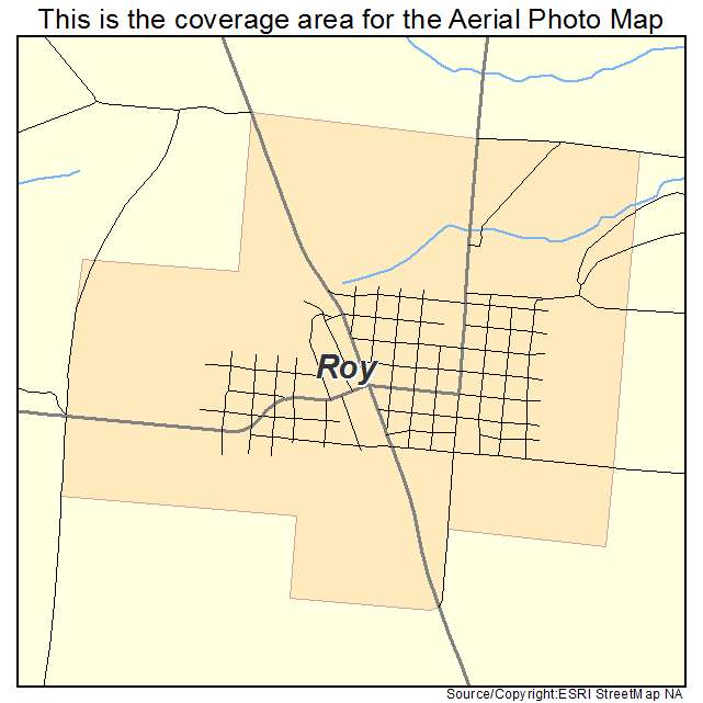 Roy, NM location map 