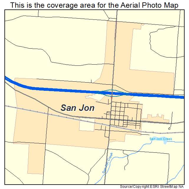 San Jon, NM location map 