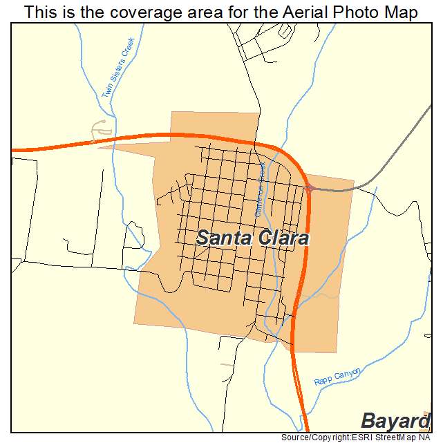 Santa Clara, NM location map 