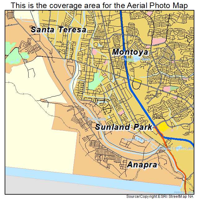 Sunland Park, NM location map 