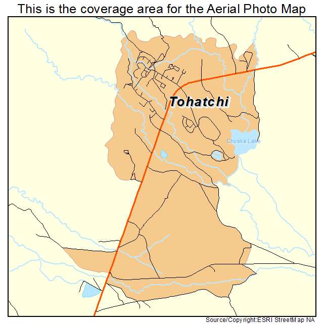 Tohatchi, NM location map 