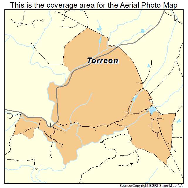 Torreon, NM location map 