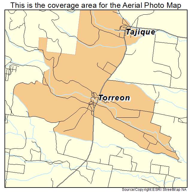 Torreon, NM location map 