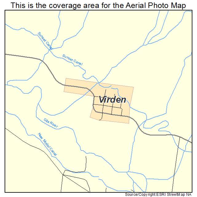 Virden, NM location map 