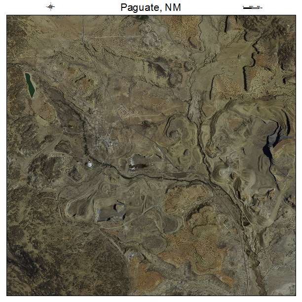 Paguate, NM air photo map