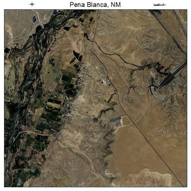 Pena Blanca, NM air photo map