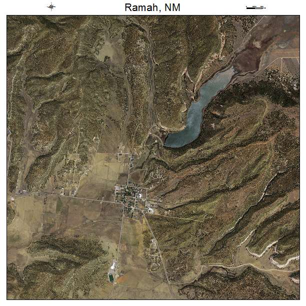 Ramah, NM air photo map