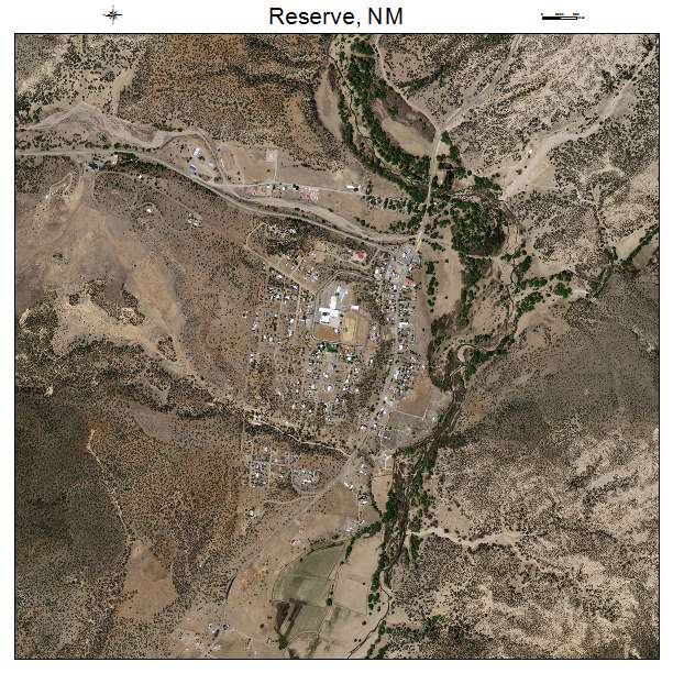 Reserve, NM air photo map