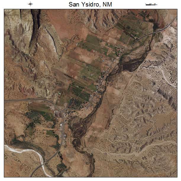 San Ysidro, NM air photo map