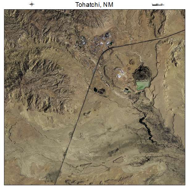Tohatchi, NM air photo map