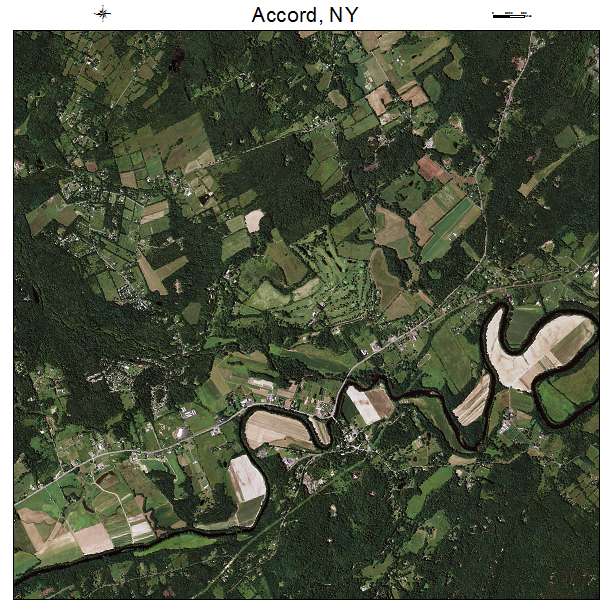 Accord, NY air photo map