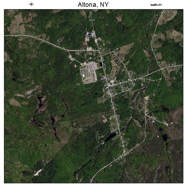 Altona, NY air photo map