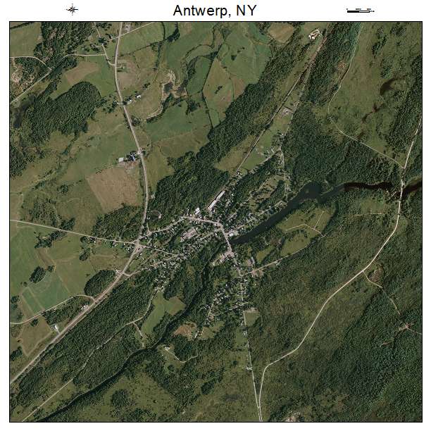 Antwerp, NY air photo map