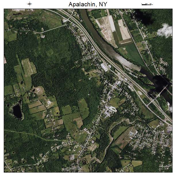 Apalachin, NY air photo map
