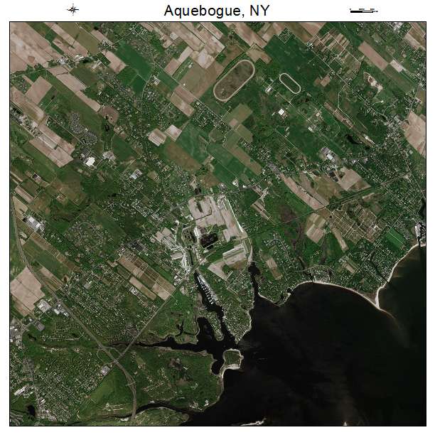 Aquebogue, NY air photo map