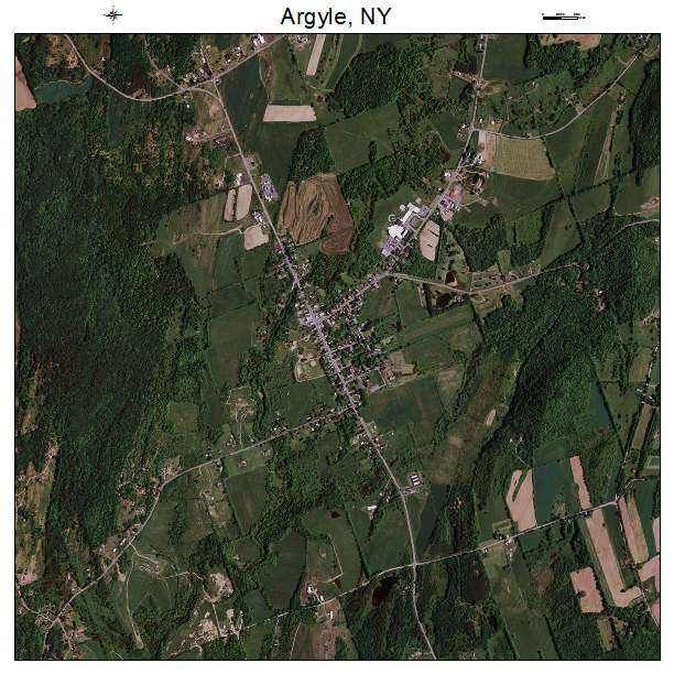 Argyle, NY air photo map