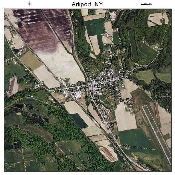 Arkport, NY air photo map