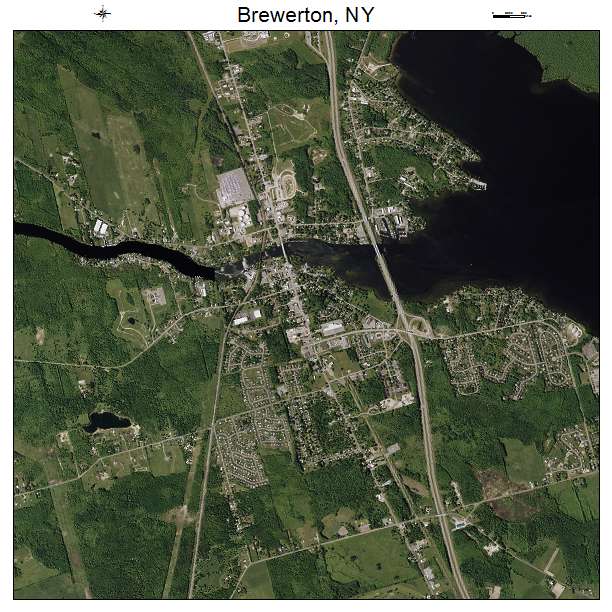 Brewerton, NY air photo map