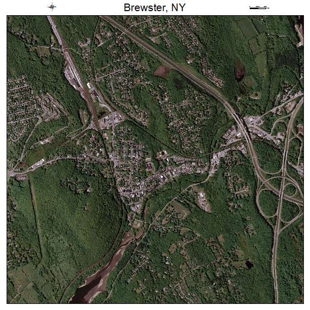 Brewster, NY air photo map