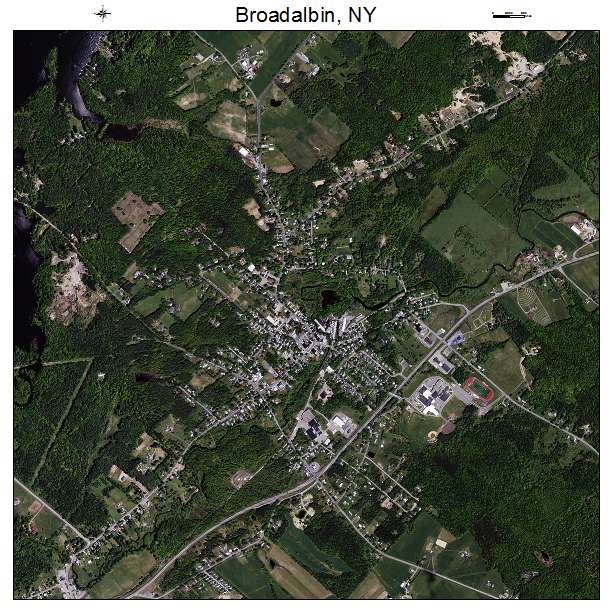 Broadalbin, NY air photo map