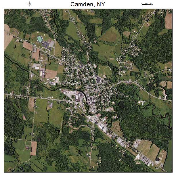 Camden, NY air photo map