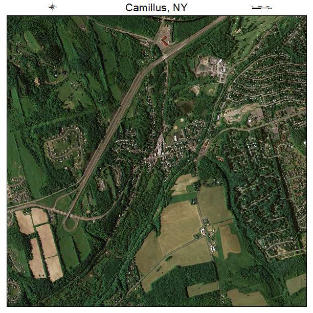 Camillus, NY air photo map