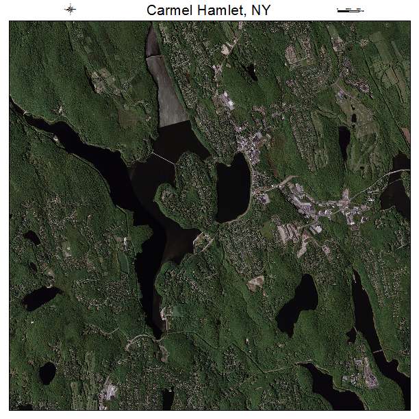 Carmel Hamlet, NY air photo map