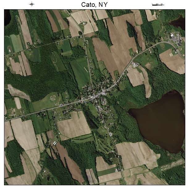 Cato, NY air photo map