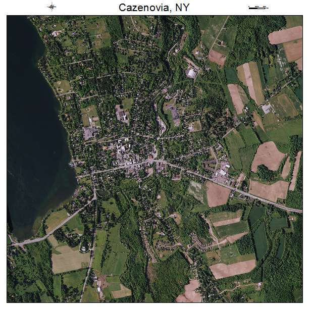 Cazenovia, NY air photo map